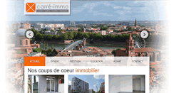 Desktop Screenshot of immobilier-carre.com